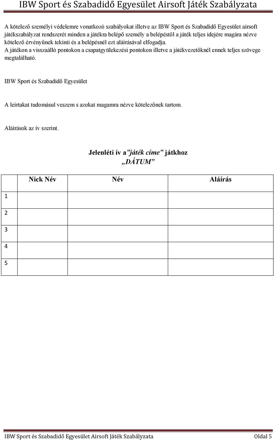 A játékon a visszaálló pontokon a csapatgyülekezési pontokon illetve a játékvezetőknél ennek teljes szövege megtalálható.
