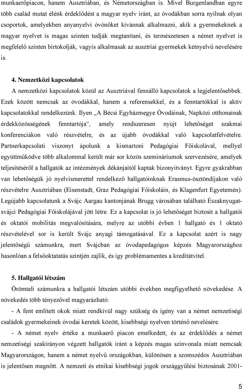 Babai Zsófia Német nemzetiségi óvodapedagógus képzés Sopronban - PDF Free  Download