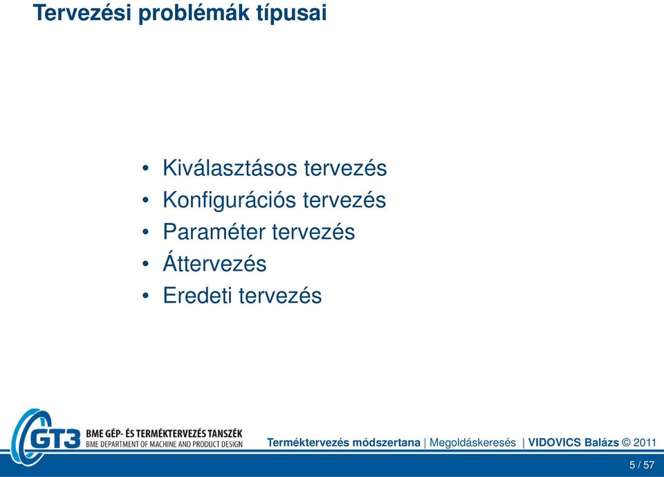 Konfigurációs tervezés