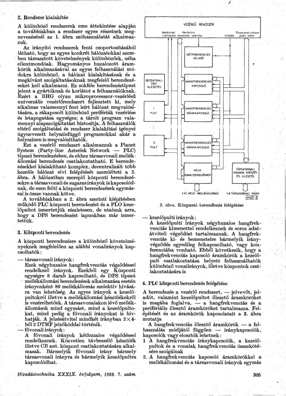 Hagyományos huzalozott áramkörök alkalmazásával az egyes felhasználási módokra különböző, a hálózat kialakításának és a megkívánt szolgáltatásoknak megfelelő berendezéseket kell alkalmazni.