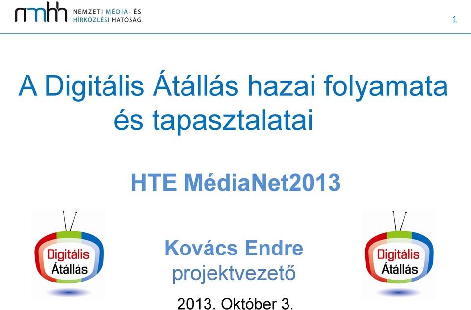 HTE MédiaNet2013 Kovács