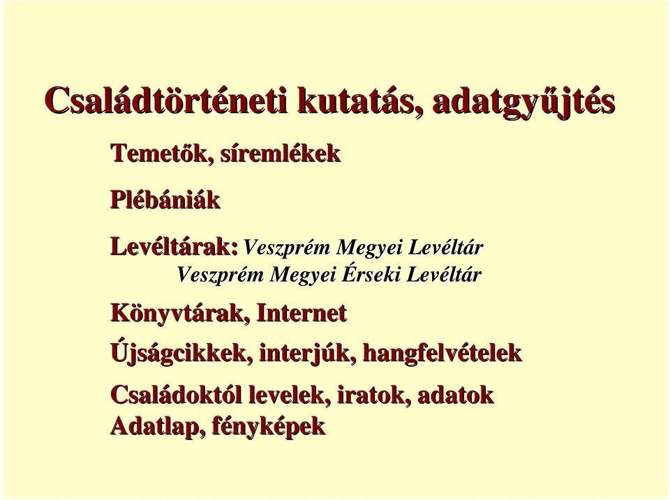 Érseki Levéltár Könyvtárak, Internet Újságcikkek, interjúk,