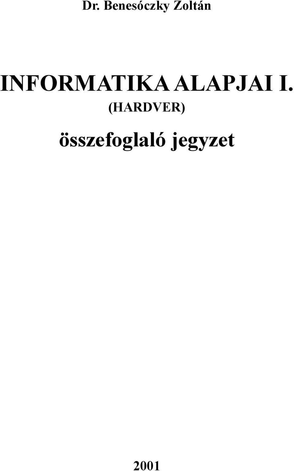 ALAPJAI I.