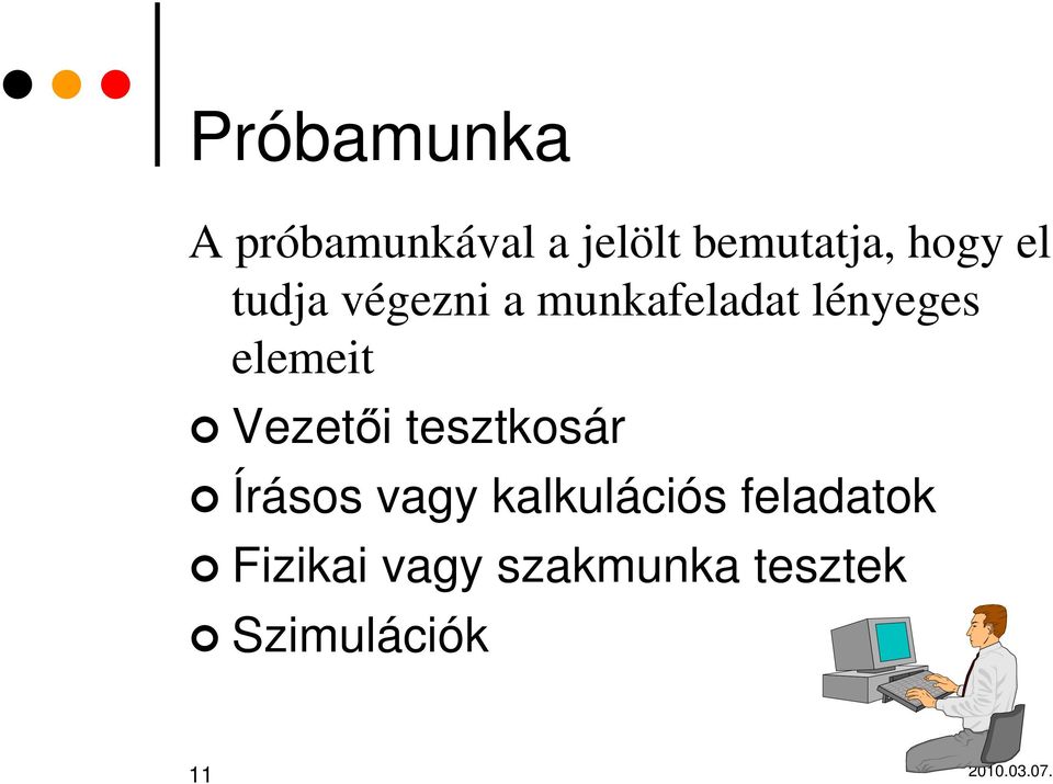 elemeit Vezetıi tesztkosár Írásos vagy