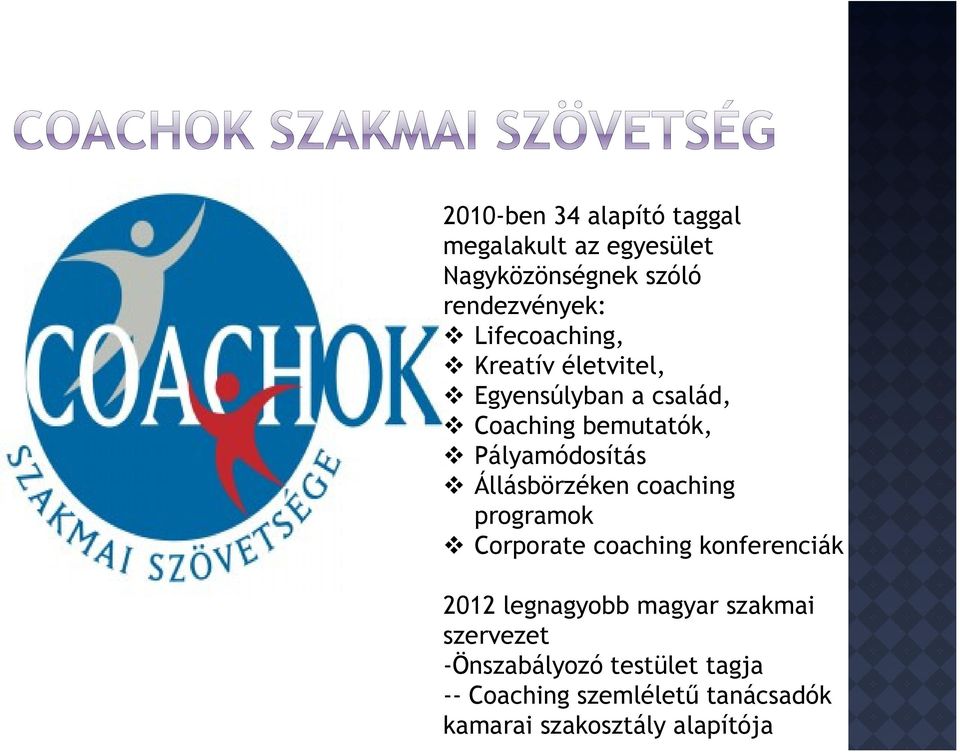 Állásbörzéken coaching programok Corporate coaching konferenciák 2012 legnagyobb magyar