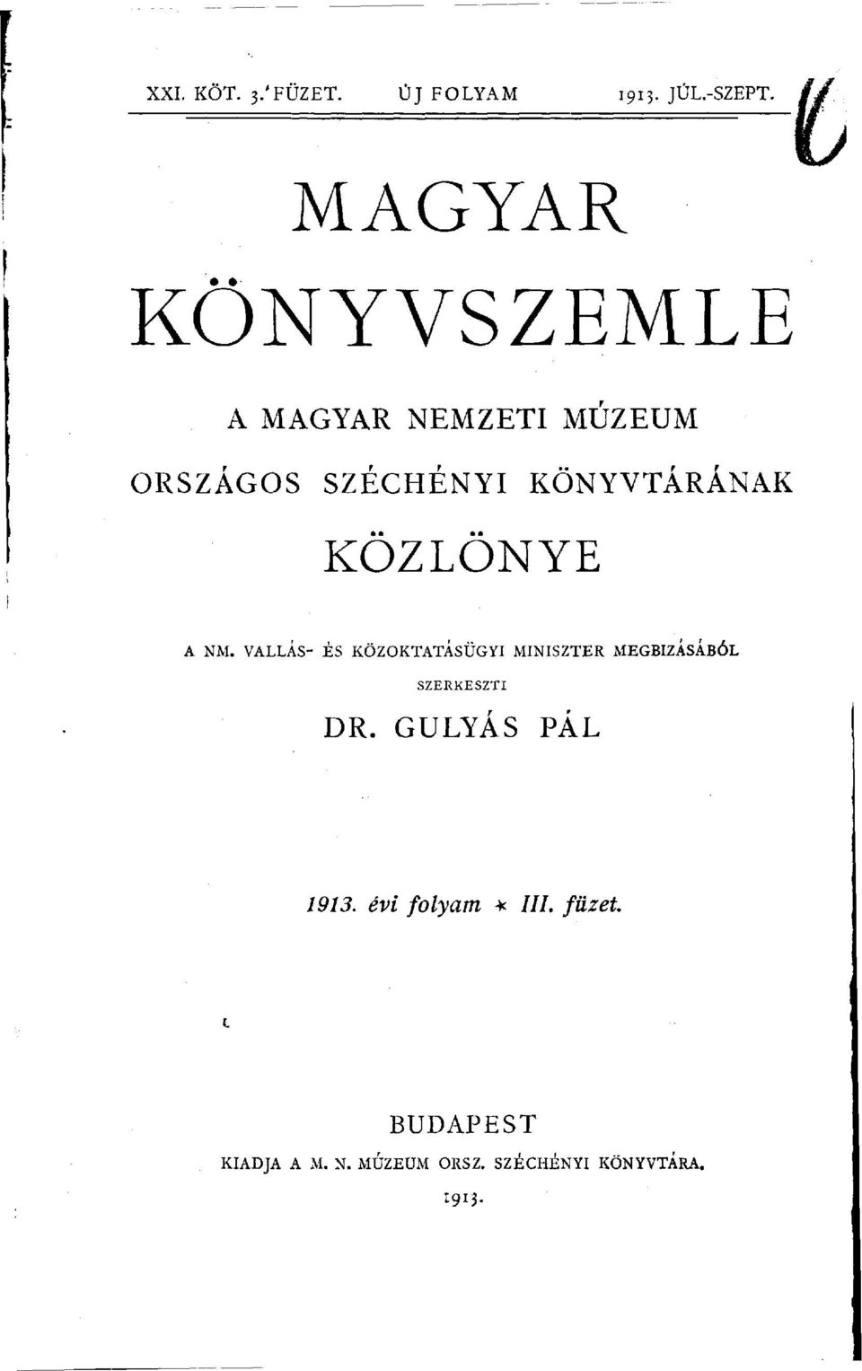 KÖZLÖNYE A NM.