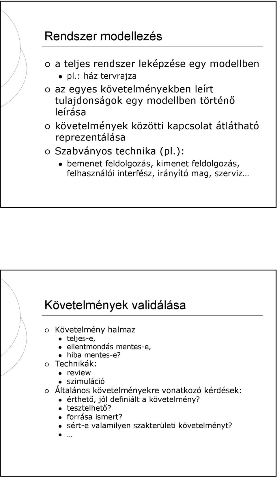Szabványos technika (pl.
