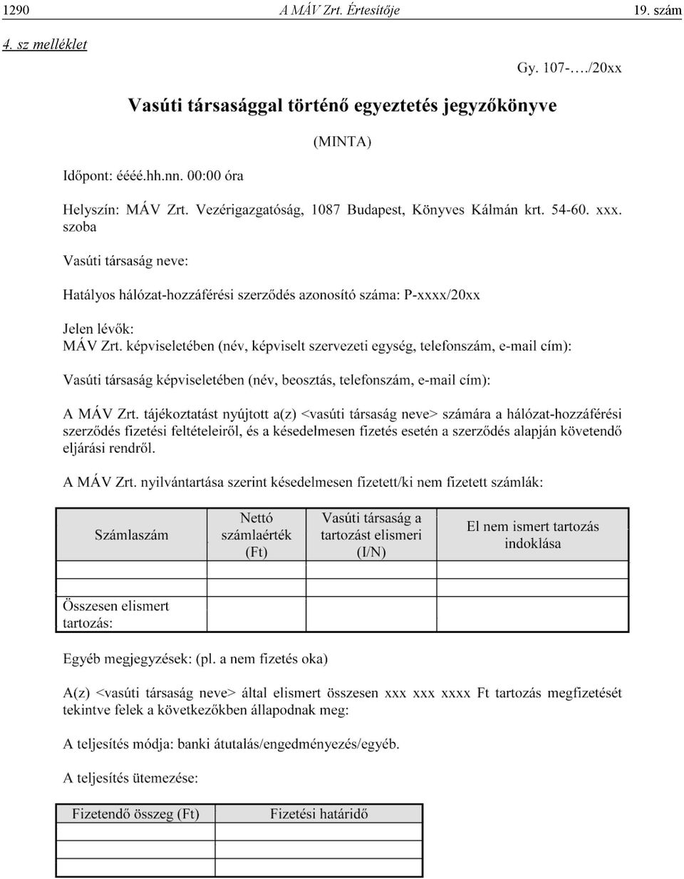 Értesítője