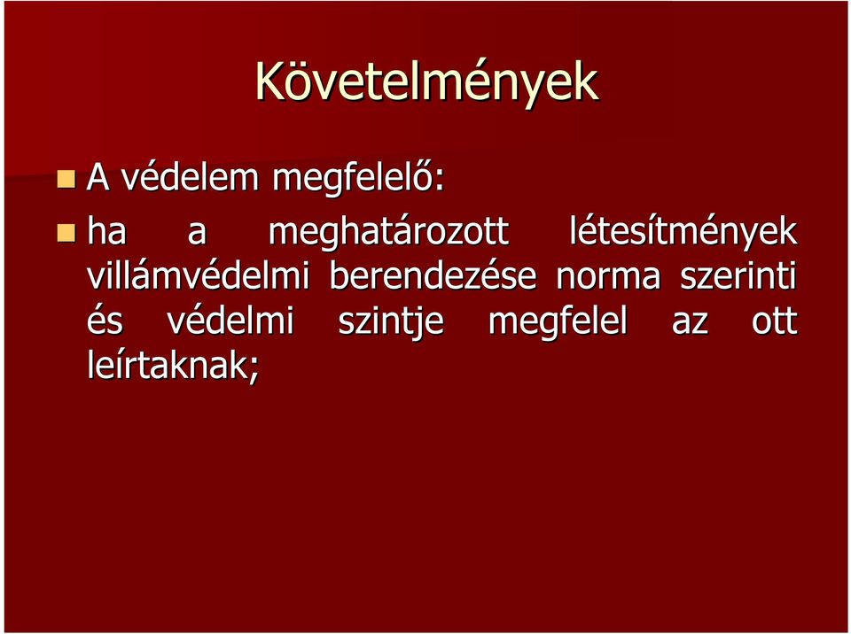 mvédelmi berendezése norma szerinti és s