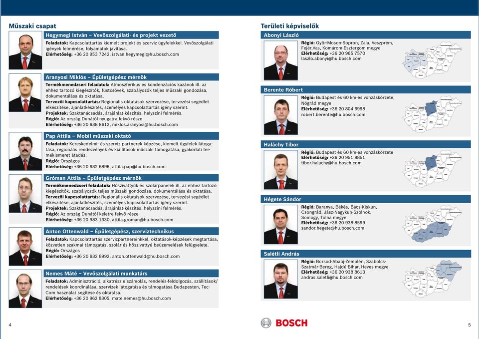 com Területi képviselők Abonyi László Régió: Győr-Moson-Sopron, Zala, Veszprém, Fejér,Vas, Komárom-Esztergom megye Elérhetőség: +36 20 965 7570 laszlo.abonyi@hu.bosch.