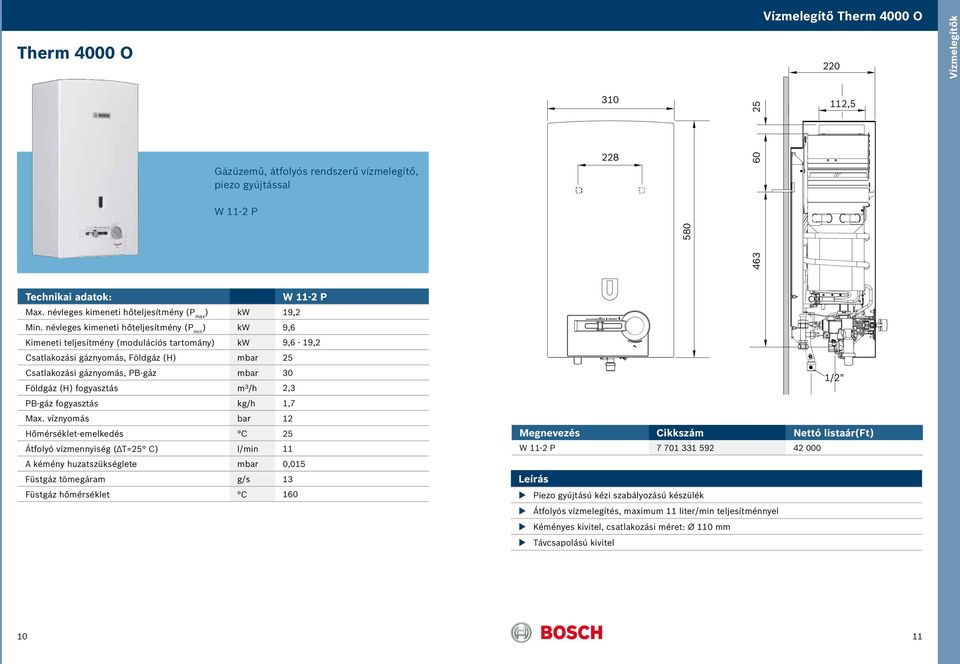 névleges kimeneti hőteljesítmény (P min ) kw 9,6 Kimeneti teljesítmény (modulációs tartomány) kw 9,6-19,2 Csatlakozási gáznyomás, Földgáz (H) mbar 25 Csatlakozási gáznyomás, PB-gáz mbar 30 Földgáz