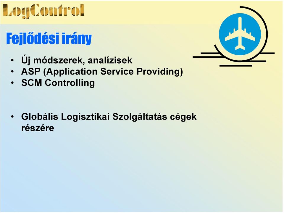 Service Providing) SCM Controlling