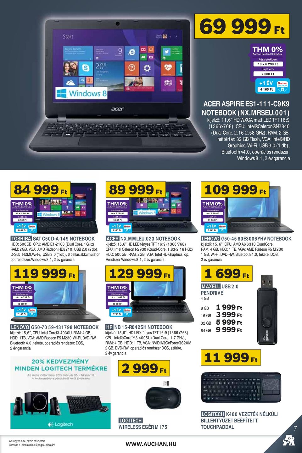 1, 2 év garancia 84 999 Ft 89 999 Ft 109 999 Ft 10 x 7 649 Ft 10 x 8 099 Ft 10 x 9 899 Ft 8 500 Ft 9 000 Ft 11 000 Ft 5 057 Ft TOSHIBA SAT C50D-A-149 NOTEBOOK HDD: 500GB, CPU: AMD E1-2100 (Dual Core,