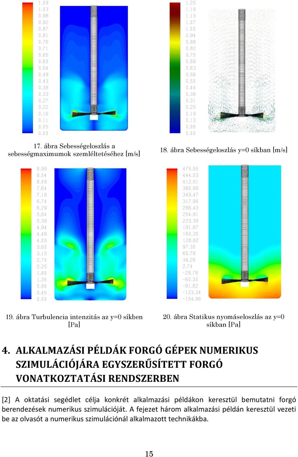 ALKALMAZÁSI PÉLDÁK FORGÓ GÉPEK NUMERIKUS SZIMULÁCIÓJÁRA EGYSZERŰSÍTETT FORGÓ VONATKOZTATÁSI RENDSZERBEN [2] A oktatási segédlet célja