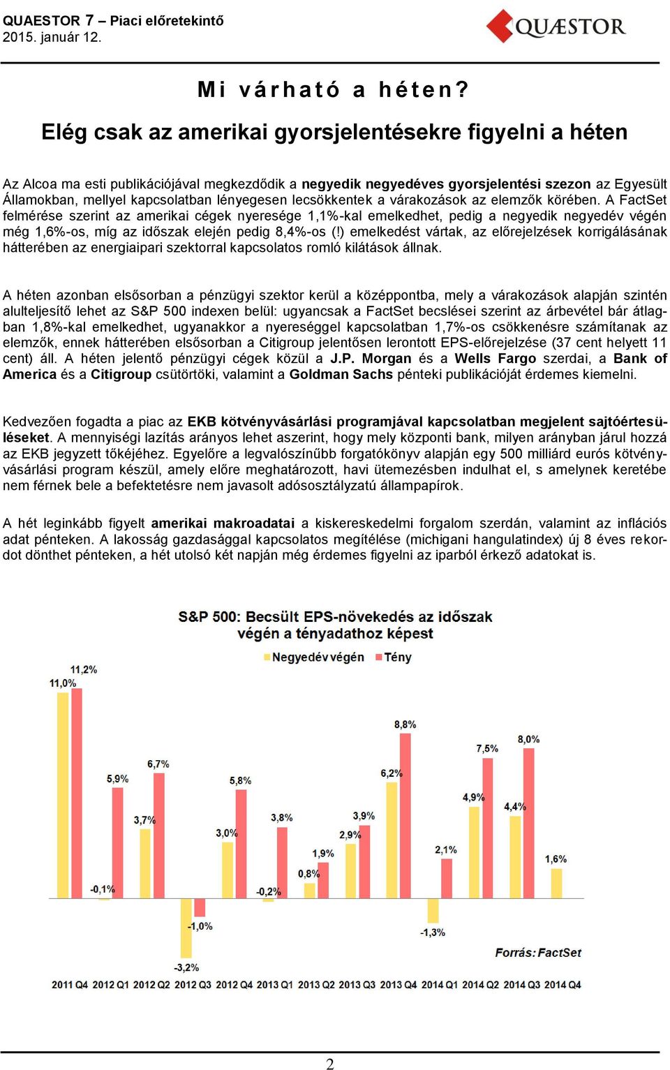 lényegesen lecsökkentek a várakozások az elemzők körében.