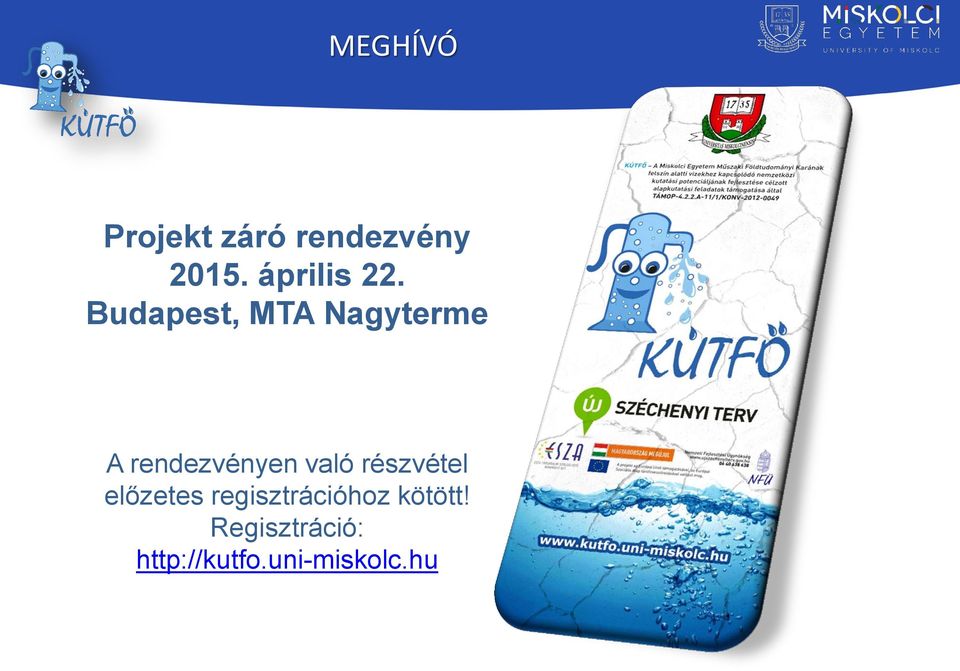 Budapest, MTA Nagyterme A rendezvényen való