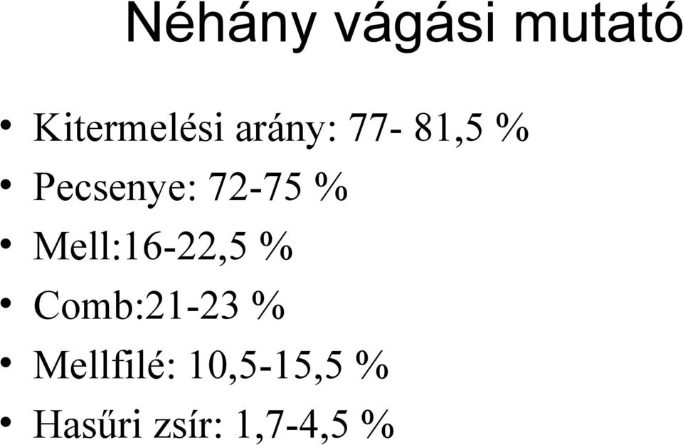 Mell:16-22,5 % Comb:21-23 %