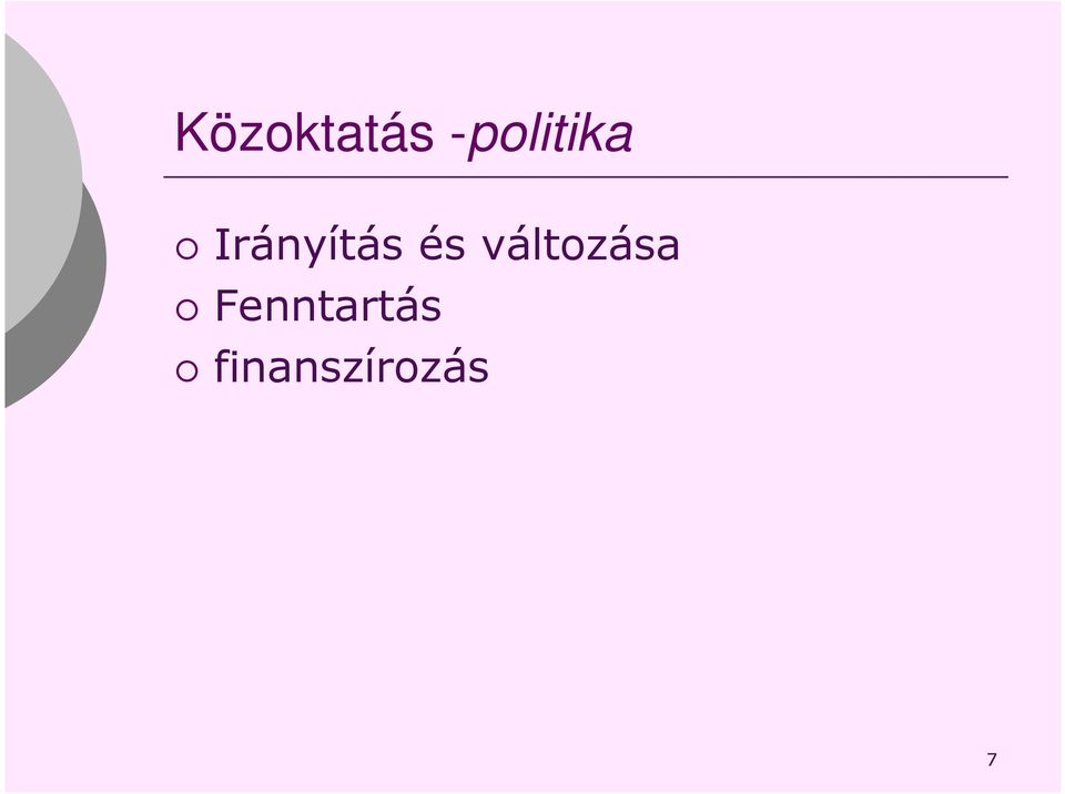 Irányítás és