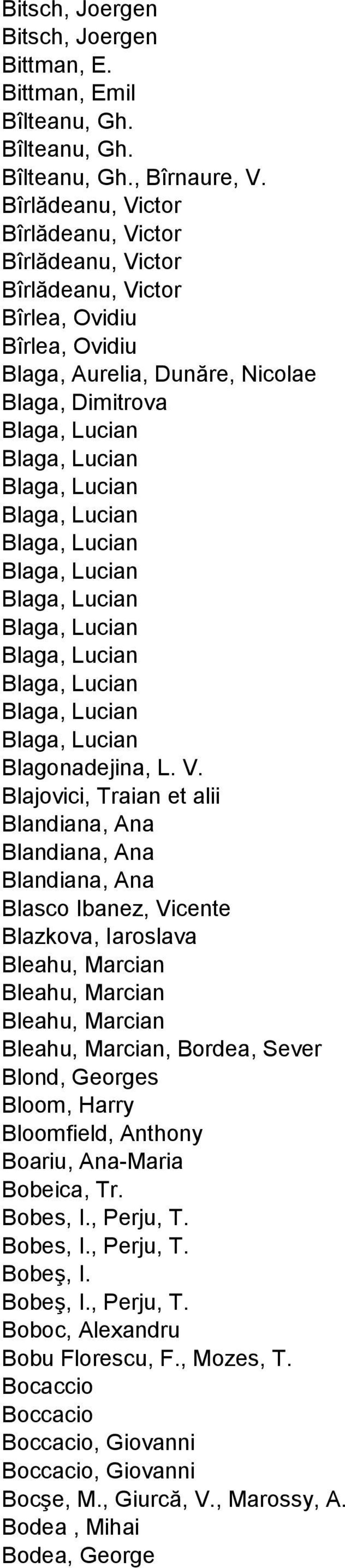 Blaga, Lucian Blaga, Lucian Blaga, Lucian Blaga, Lucian Blaga, Lucian Blaga, Lucian Blaga, Lucian Blaga, Lucian Blaga, Lucian Blagonadejina, L. V.