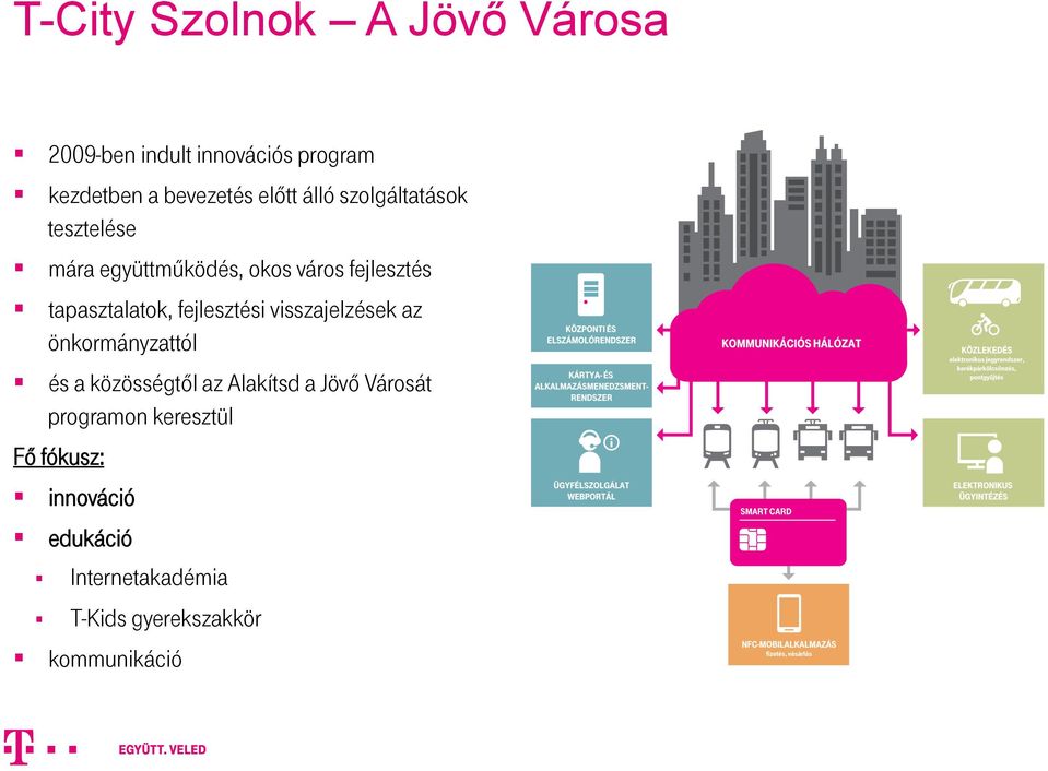 fejlesztési visszajelzések az önkormányzattól és a közösségtől az Alakítsd a Jövő Városát