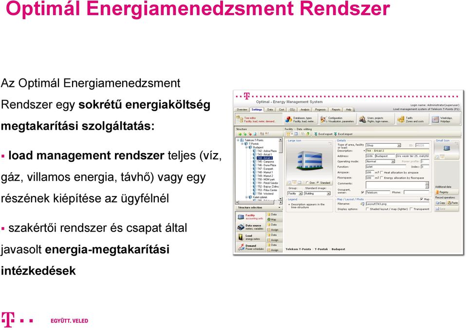 teljes (víz, gáz, villamos energia, távhő) vagy egy részének kiépítése az