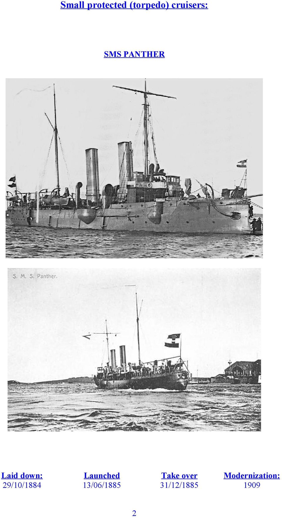 29/10/1884 Launched 13/06/1885