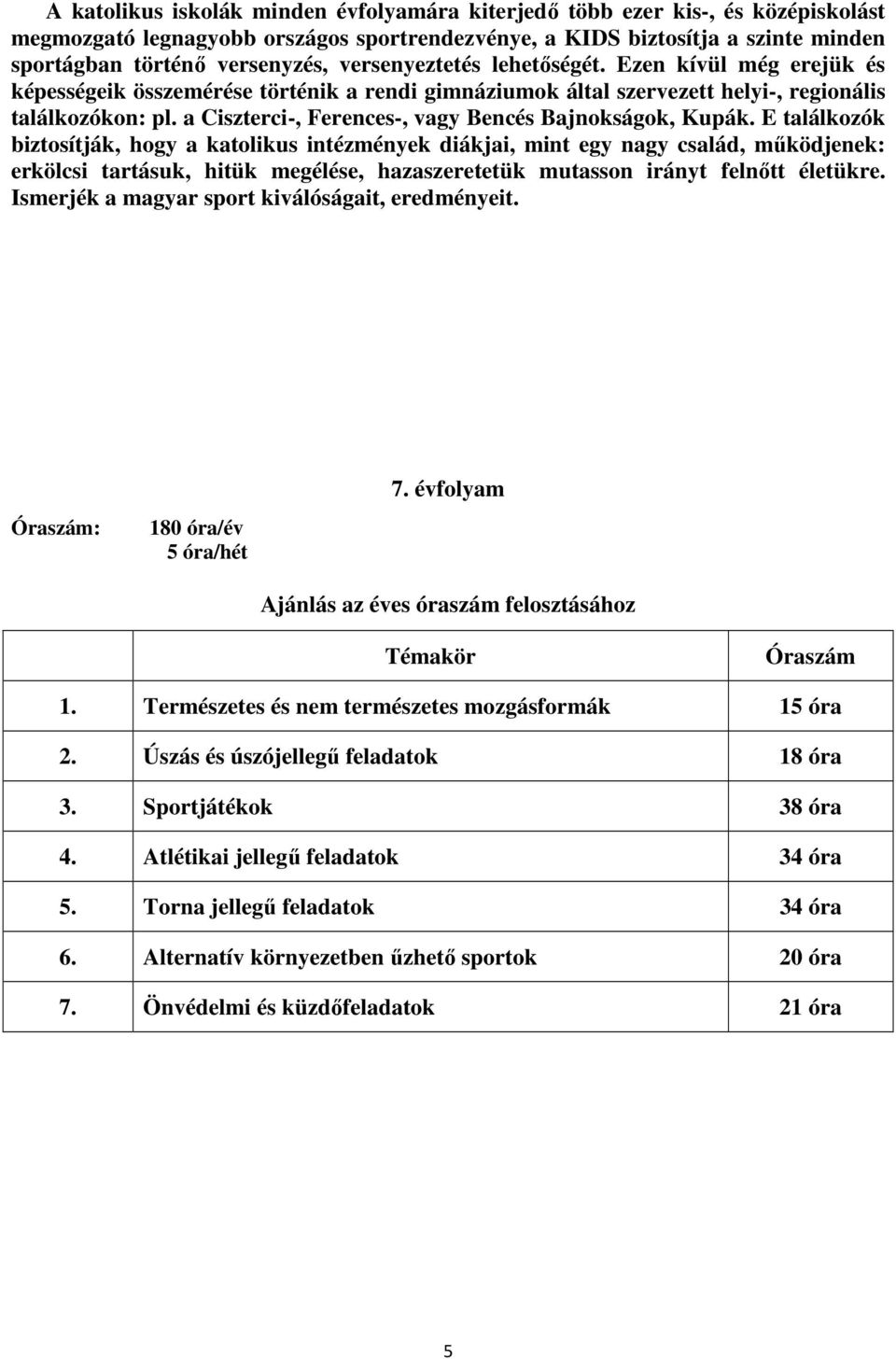 a Ciszterci-, Ferences-, vagy Bencés Bajnokságok, Kupák.