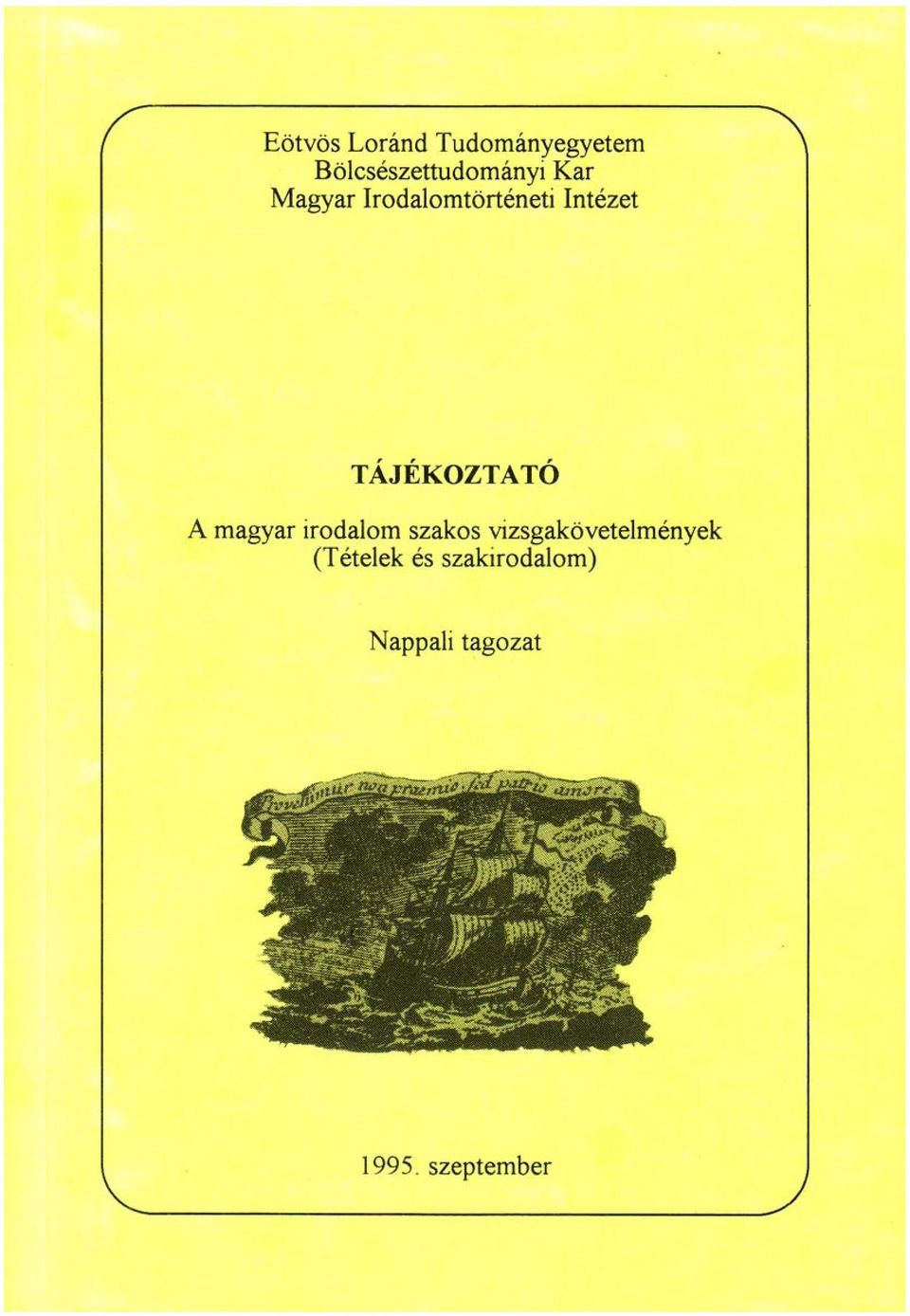 Eötvös Loránd Tudományegyetem Bölcsészettudományi Kar Magyar  Irodalomtörténeti Intézet - PDF Ingyenes letöltés