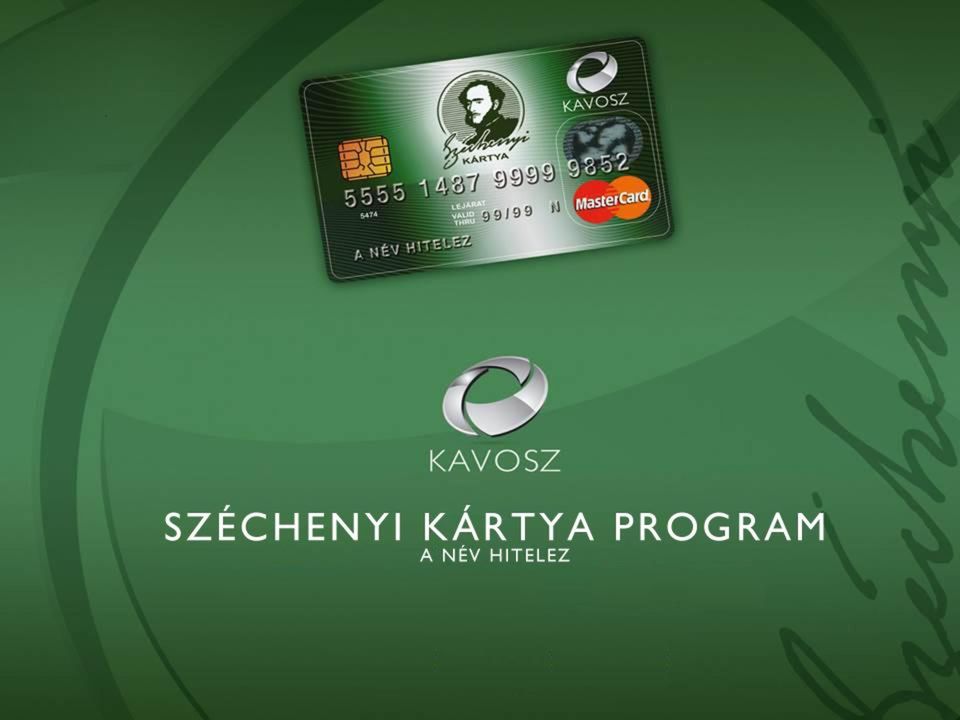 Széchenyi Kártya Program - PDF Ingyenes letöltés