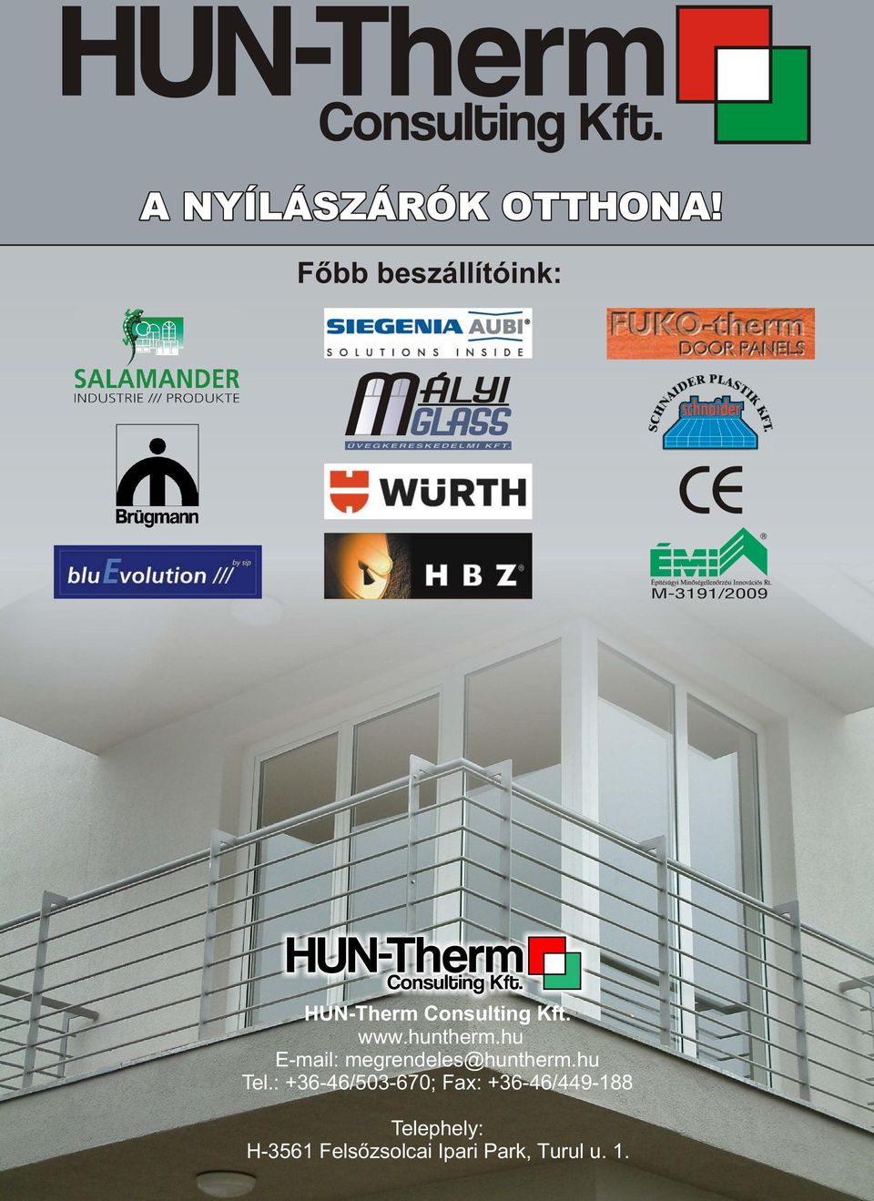 www.huntherm.hu E-mail: megrendeles@huntherm.hu Tel.
