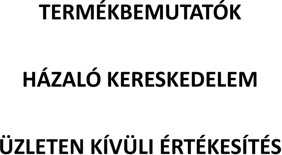 KERESKEDELEM