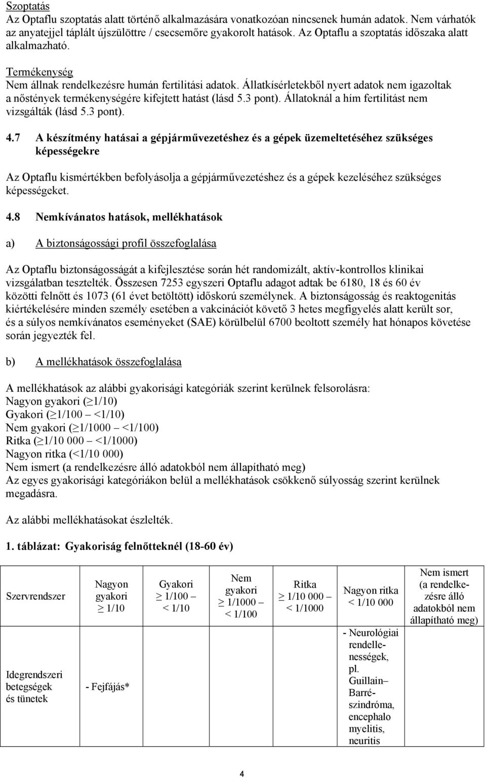 Állatkísérletekből nyert adatok nem igazoltak a nőstények termékenységére kifejtett hatást (lásd 5.3 pont). Állatoknál a hím fertilitást nem vizsgálták (lásd 5.3 pont). 4.