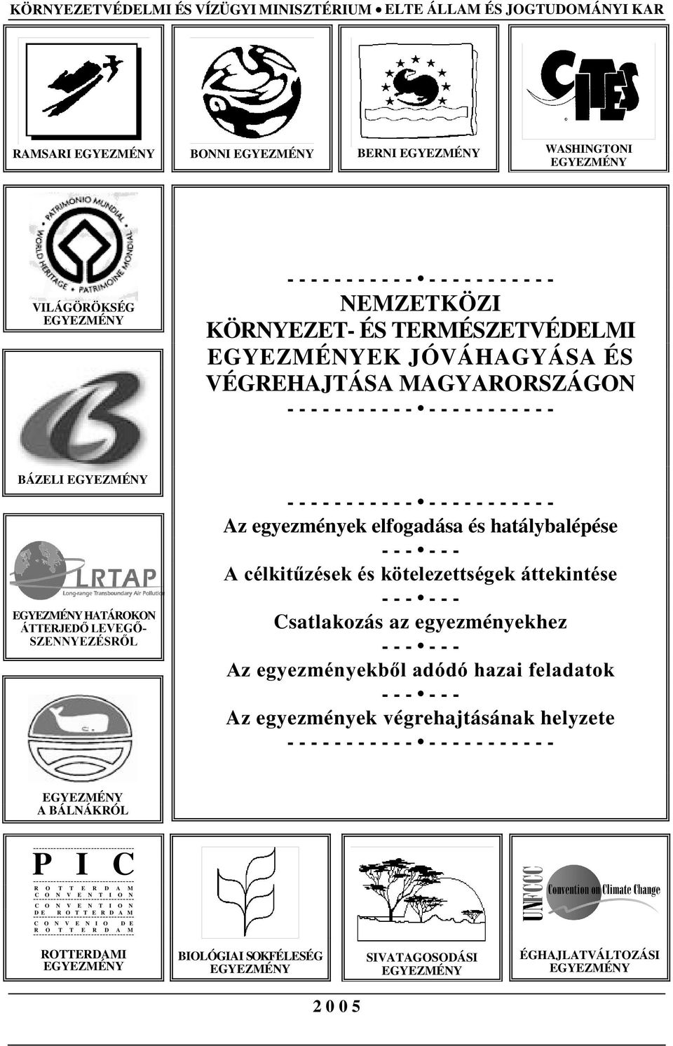 /(9(* 6=(11<(=e65/ - - - - - - - - - - - - - - - - - - - - - - Az egyezmények elfogadása és hatálybalépése - - - - - - $FpONLW&]pVHNpVN WHOH]HWWVpJHNiWWHNLQWpVH - - - - - - Csatlakozás az