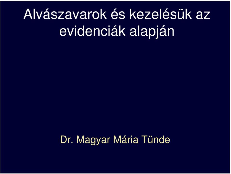 evidenciák