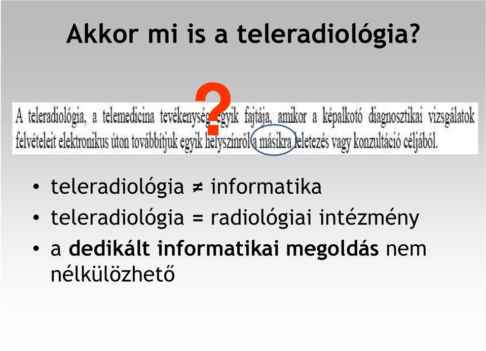 teleradiológia = radiológiai