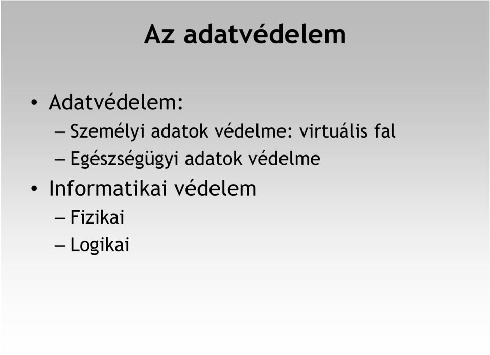 virtuális fal Egészségügyi