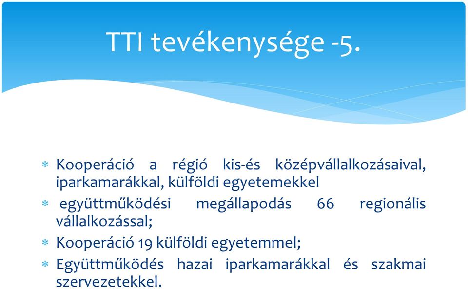 külföldi egyetemekkel együttműködési megállapodás 66 regionális