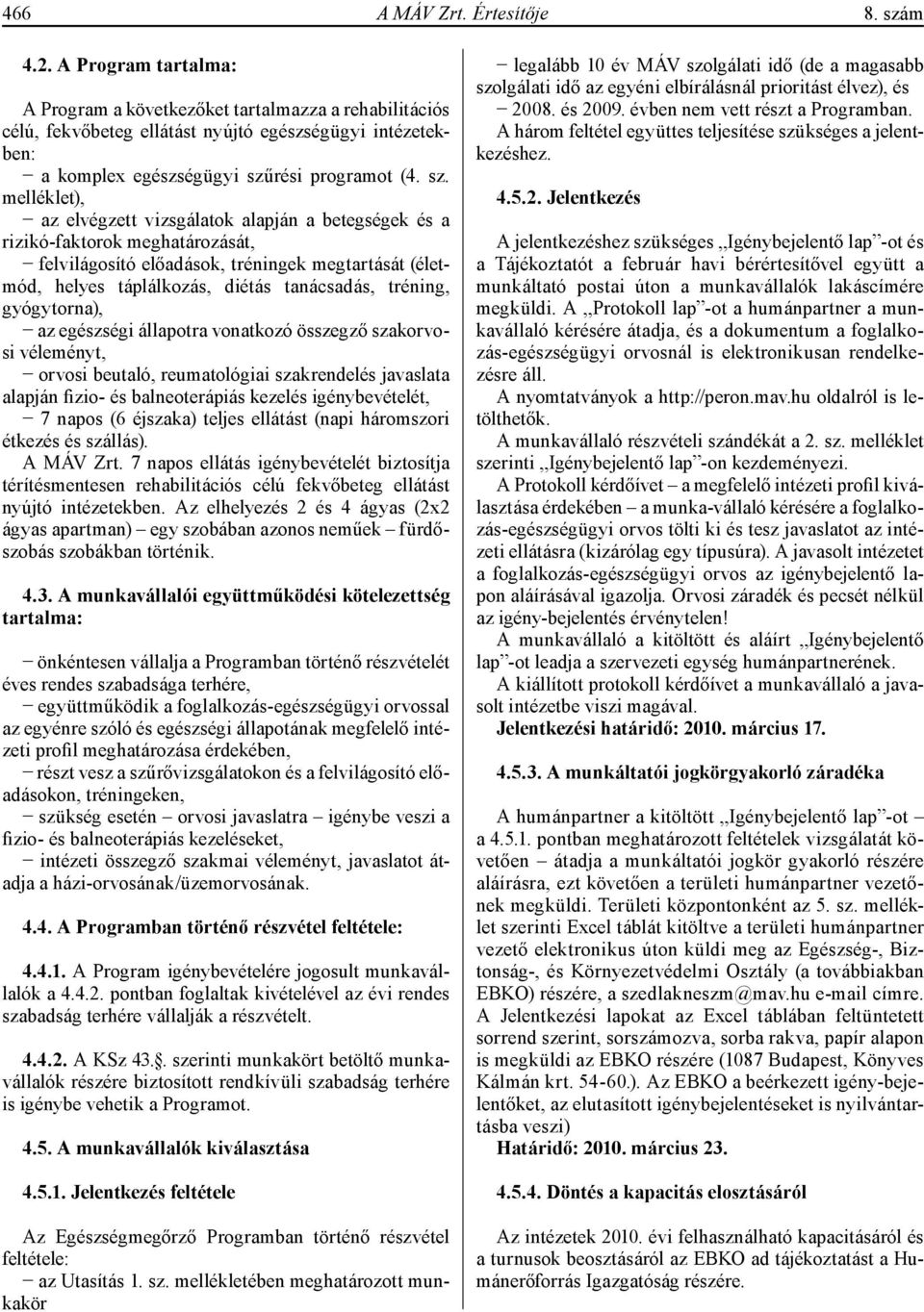 rési programot (4. sz.