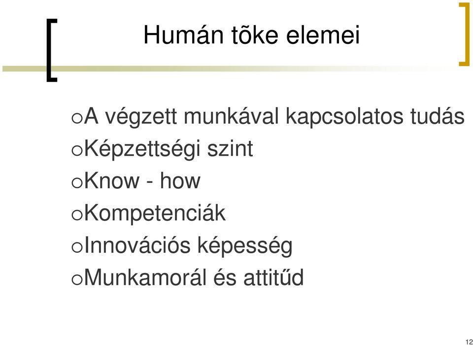 Képzettségi szint Know - how