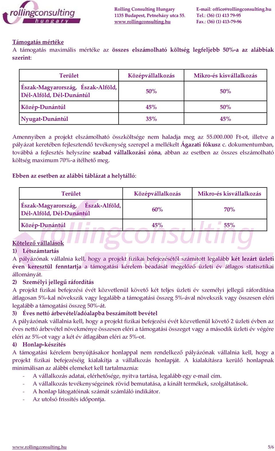 000 Ft-ot, illetve a pályázat keretében fejlesztendő tevékenység szerepel a mellékelt Ágazati fókusz c.