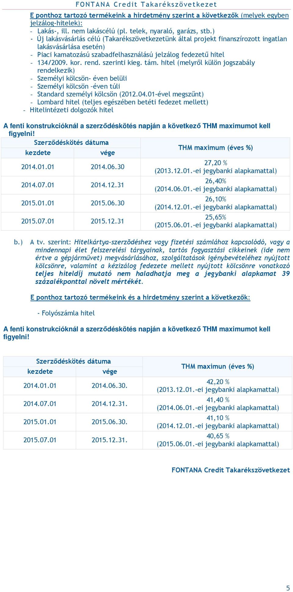 szerinti kieg. tám. hitel (melyről külön jogszabály rendelkezik) - Személyi kölcsön- éven belüli - Személyi kölcsön éven túli - Standard személyi kölcsön (2012.04.