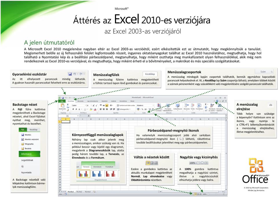 párbeszédpanel, megtanulhatja, hogy miként oszthatja meg munkafüzeteit olyan felhasználókkal, akik még nem rendelkeznek az Excel 2010-es verziójával, és megtudhatja, hogy miként érheti el a