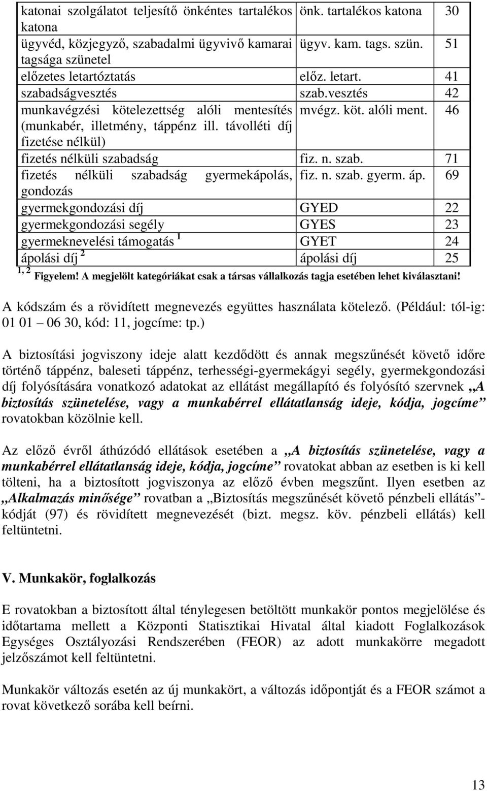 távolléti díj fizetése nélkül) fizetés nélküli szabadság fiz. n. szab. 71 fizetés nélküli szabadság gyermekápolás, fiz. n. szab. gyerm. áp.