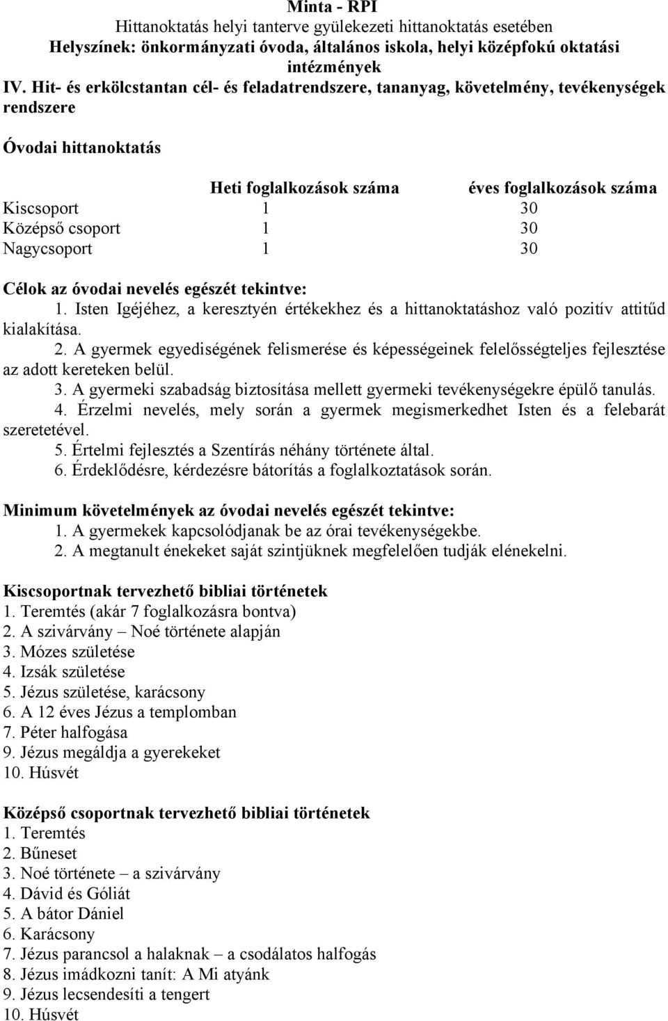 A gyermek egyediségének felismerése és képességeinek felelősségteljes fejlesztése az adott kereteken belül. 3. A gyermeki szabadság biztosítása mellett gyermeki tevékenységekre épülő tanulás. 4.