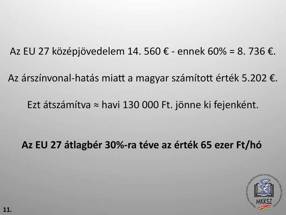 202. Ezt átszámítva havi 130 000 Ft. jönne ki fejenként.