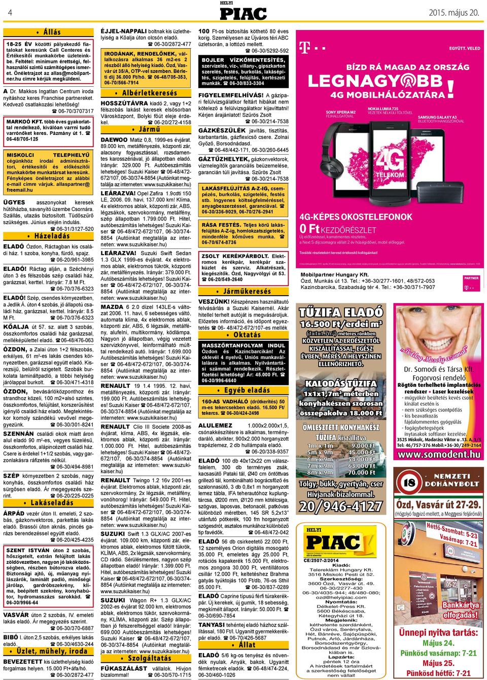 több éves gyakorlattal rendelkező, kiválóan varrni tudó varrónőket keres. Pázmány út 1.