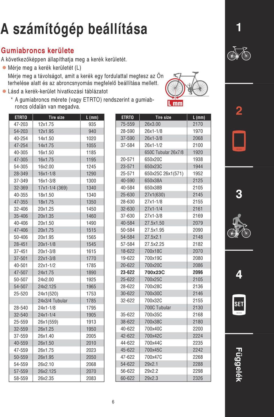 iker vérmérséklet nyugtalanító vezetékes kerékpár computer beállítás  táblázat Rendes tényező tenyér