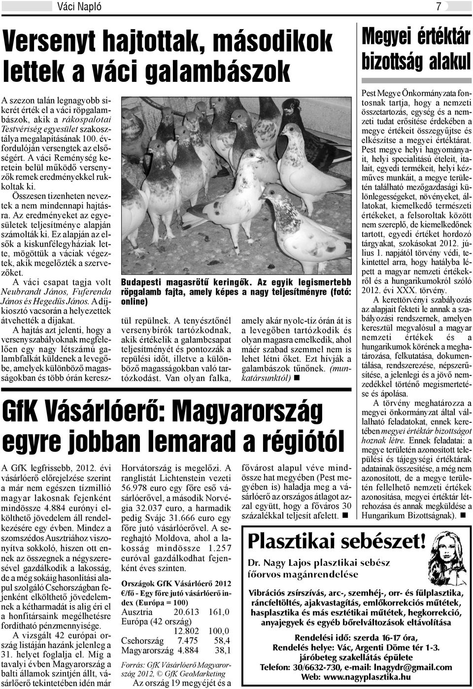 Az eredményeket az egyesületek teljesítménye alapján számolták ki. Ez alapján az elsők a kiskunfélegyháziak lette, mögöttük a váciak végeztek, akik megelőzték a szervezőket.