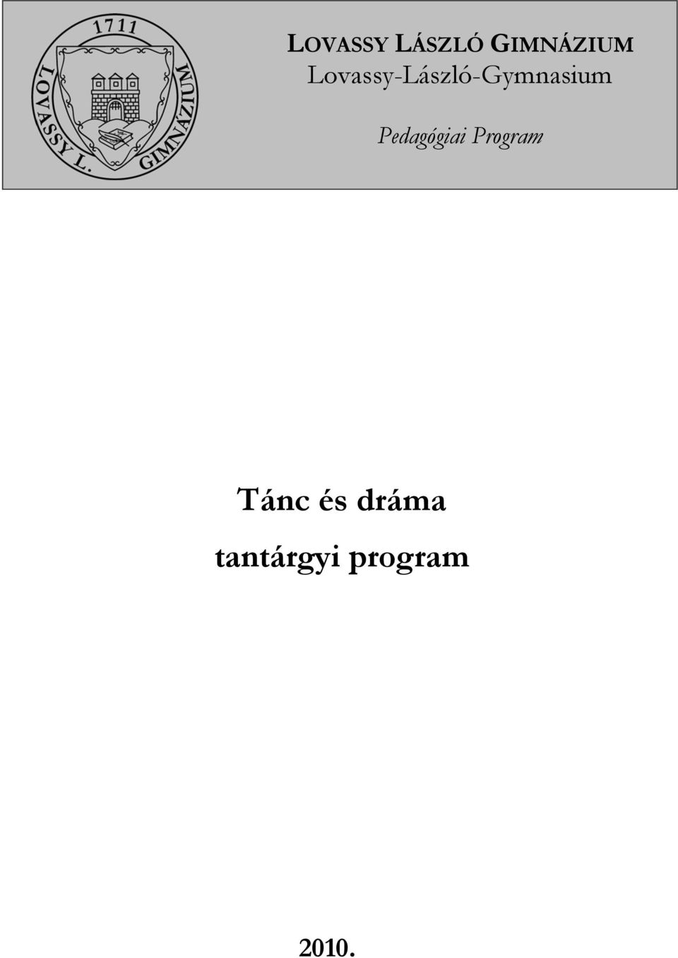 Pedagógiai Program Tánc és