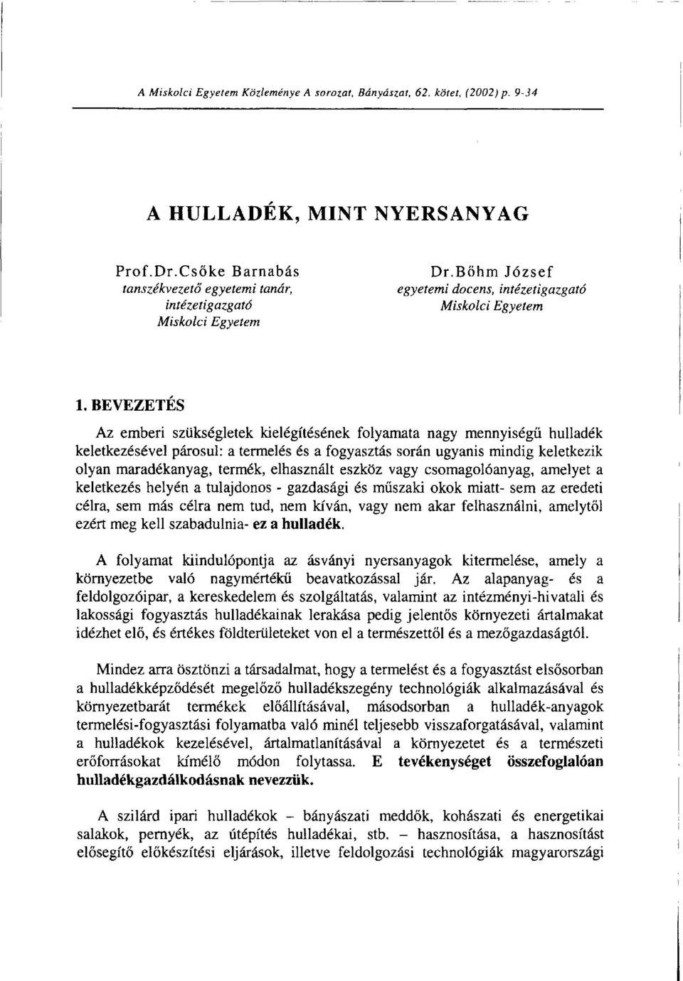 A HULLADÉK, MINT NYERSANYAG - PDF Free Download